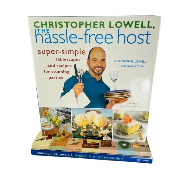 Christopher Lowell Decorating and Entertaining Hardcover Paperback Books u Set 3 - Picture 9 of 9